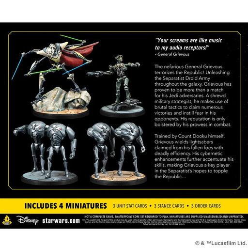 Star Wars: Shatterpoint: Appetite for Destruction: General Grievous Squad Pack Jul-07 Pre-Order - Tistaminis