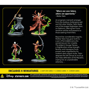 Star Wars: Shatterpoint: Witches of Dathomir: Mother Talzin Squad Pack Aug-04 Pre-Order - Tistaminis