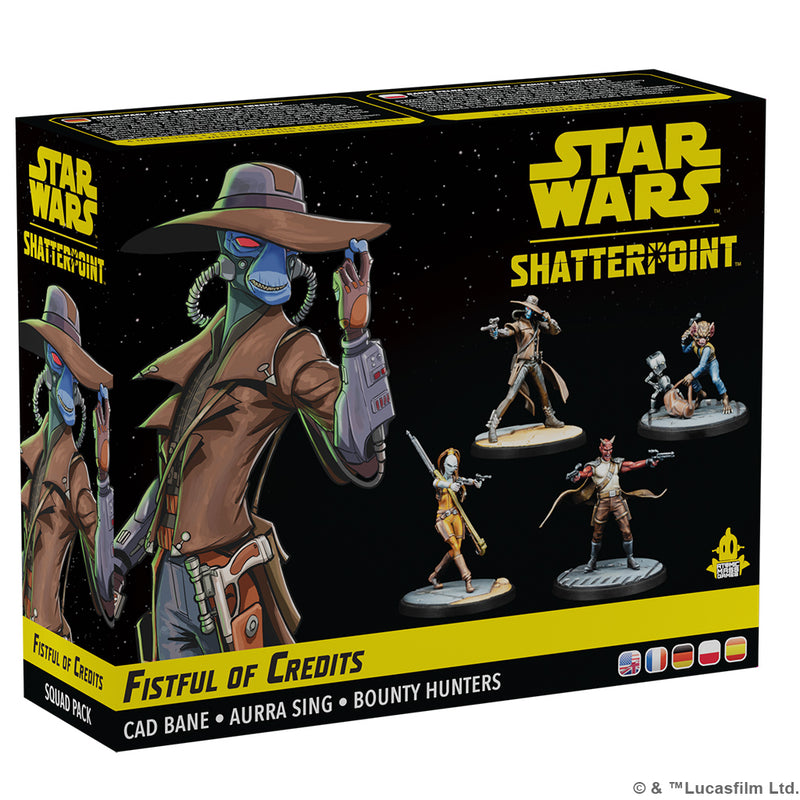 Star Wars Shatterpoint Star Wars: Shatterpoint: Fistful Of Credits: Cad Bane Squad Pack	SEPT 1 2023 PreOrder - Tistaminis