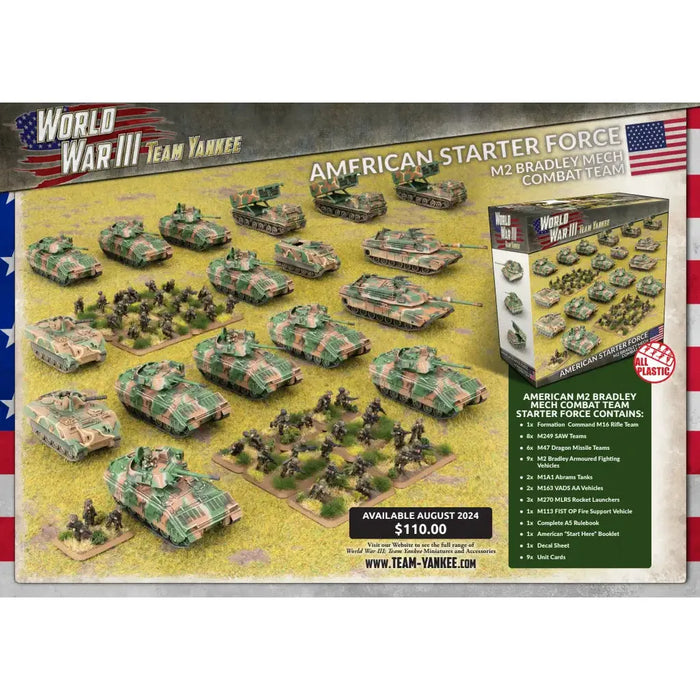 Team Yankee American Starter Force: M2 Bradley Mech Combat Team