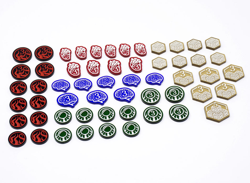 Arkham Horror LCG Investigator Acrylic Token Set