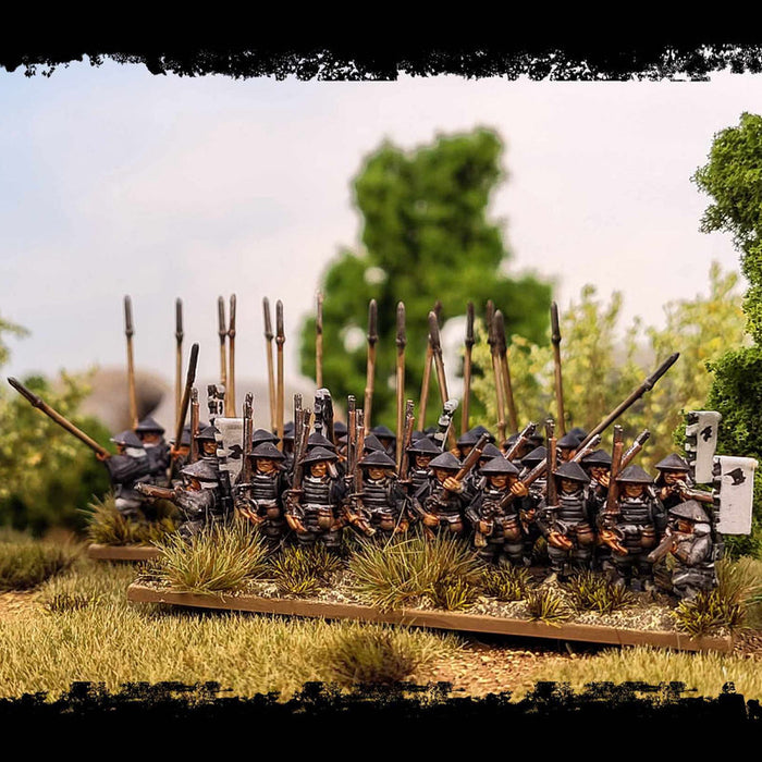 Wargames Atlantic Grand Battle Scale - Ashigaru 10mm