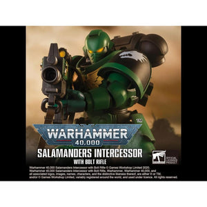 Warhammer Bandai Intercessor Figure - Salamanders New - Tistaminis