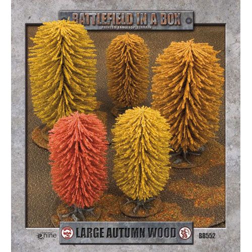 Battlefield in a Box Essentials: Large Autumn Wood (x1)Full Painted Terrain Feb-17 Pre-Order - Tistaminis