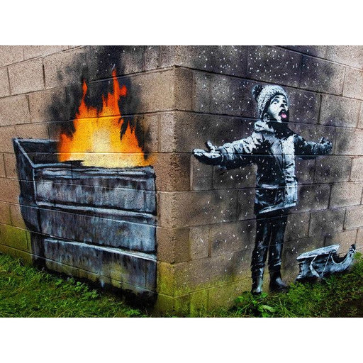 Banksy's Graffiti Season's Greetings - Tistaminis