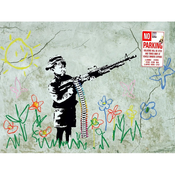 Banksy's Graffiti Crayola Shooter - Tistaminis