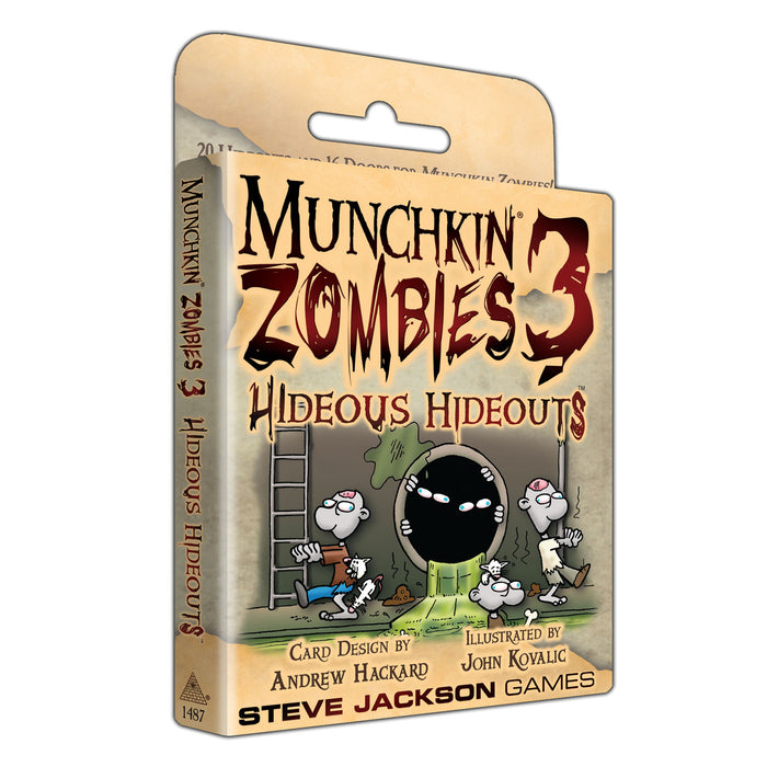 Munchkin 3 Zombies Hideous Hideouts - Tistaminis