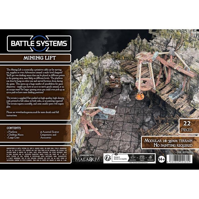 Battle Systems - Maladum Mining Lift