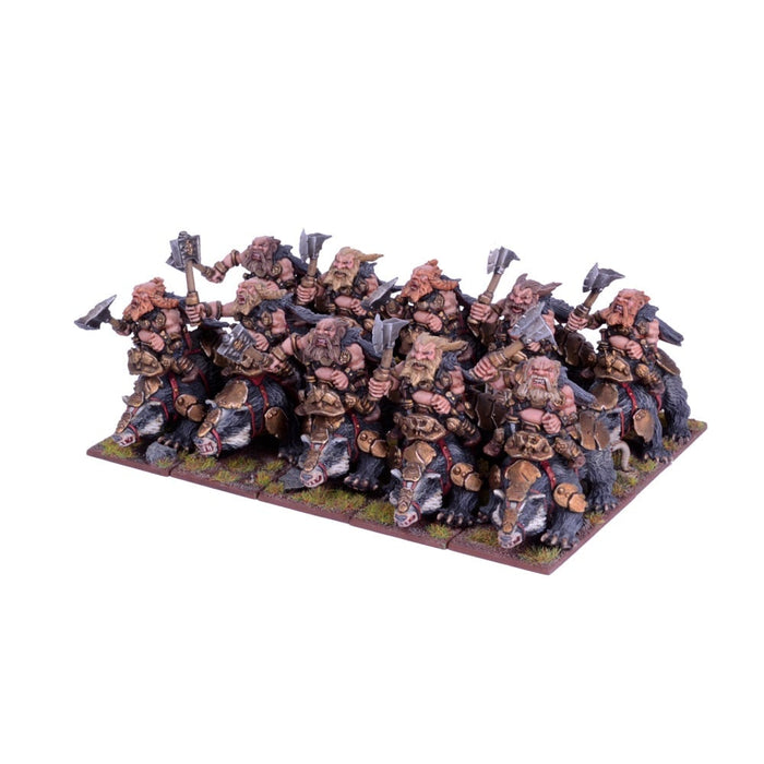 Kings of War DWARF BROCK RIDERS REGIMENT New