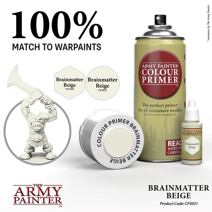 Army Painter: Colour Primer: Brainmatter Beige Spray