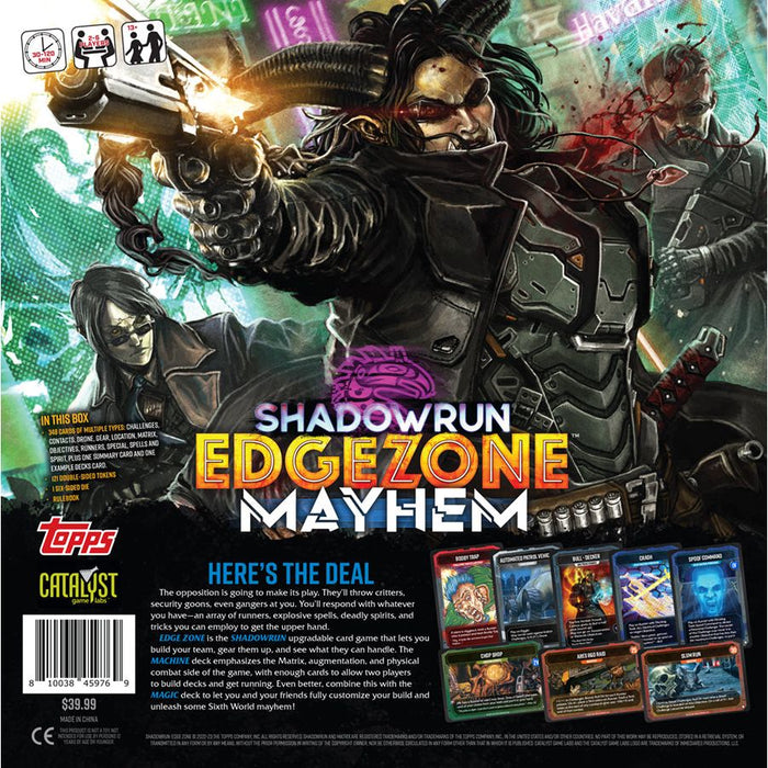 Shadowrun: Edge Zone Mayhem Board / Card Game