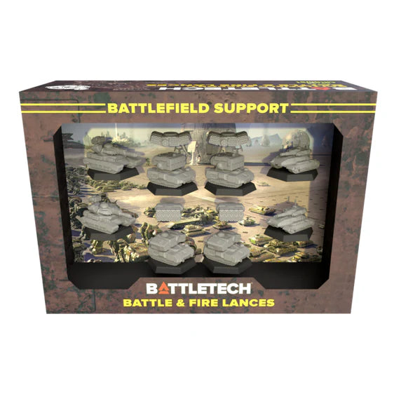 BATTLETECH BATTLEFIELD SUPPORT BATTLE & FIRE LANCES FORCEPACK Q4 2024 Pre-Order