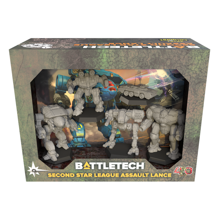 BATTLETECH SECOND STAR LEAGUE ASSAULT LANCE FORCEPACK	Q4 2024 Pre-Order