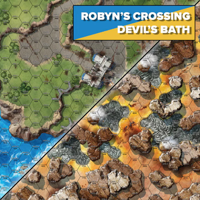 BattleTech: Battlemat: Robyns Cross/Devil Bath