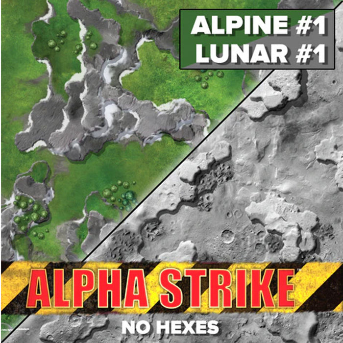 BattleTech: Battlemat: Alpha Strike Alpine/Lunar