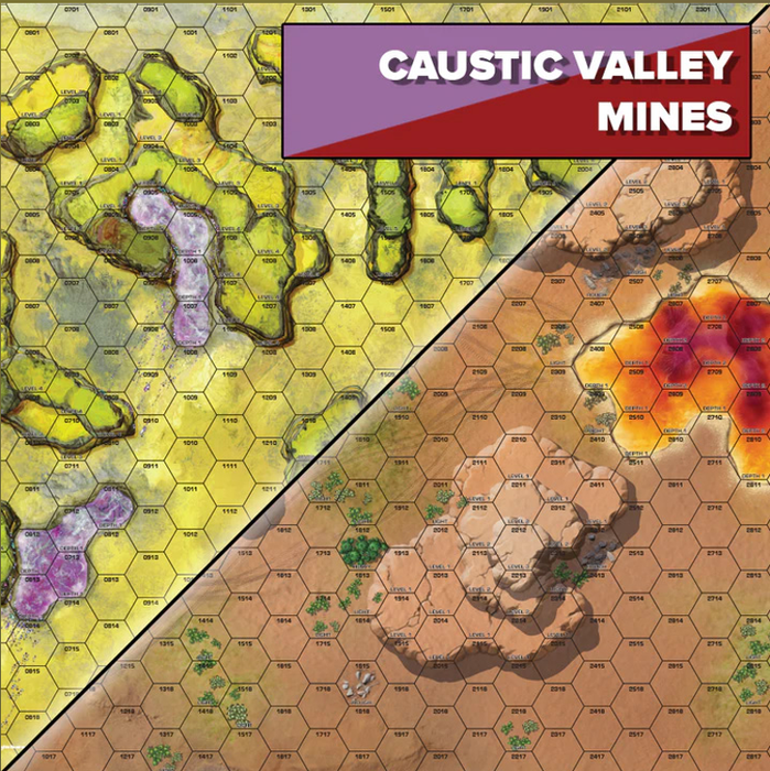 BattleTech: Battlemat: Caustic Valley/Mines