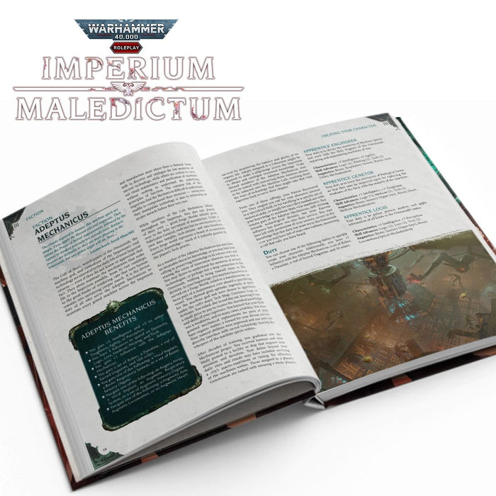 WARHAMMER 40K IMPERIUM MALEDICTUM CORE RULEBOOK Nov-23 Pre-Order - Tistaminis