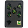 Metal Dungeons and Dragons Dice - Emerald Green - Tistaminis