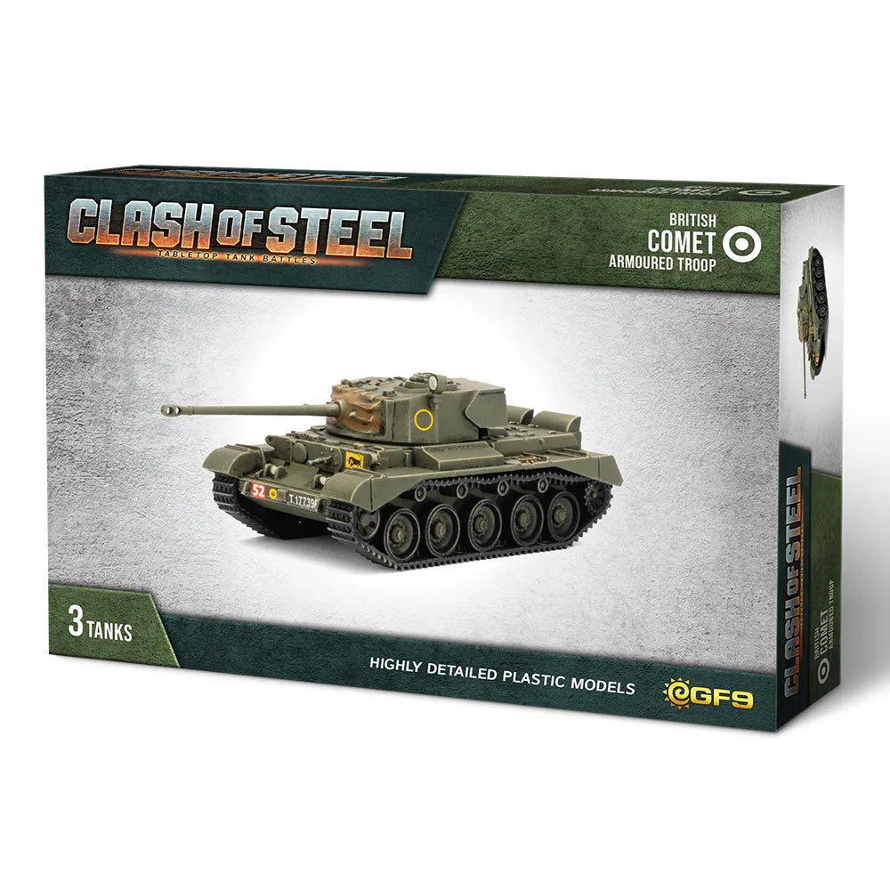 Clash of Steel Comet Armoured Troop (x3 Plastic) May-18 Pre-Order - Tistaminis