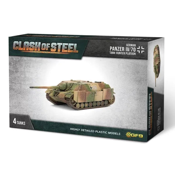 Clash of Steel Panzer IV/70 Tank-hunter Platoon (x4 Plastic) May-18 Pre-Order - Tistaminis