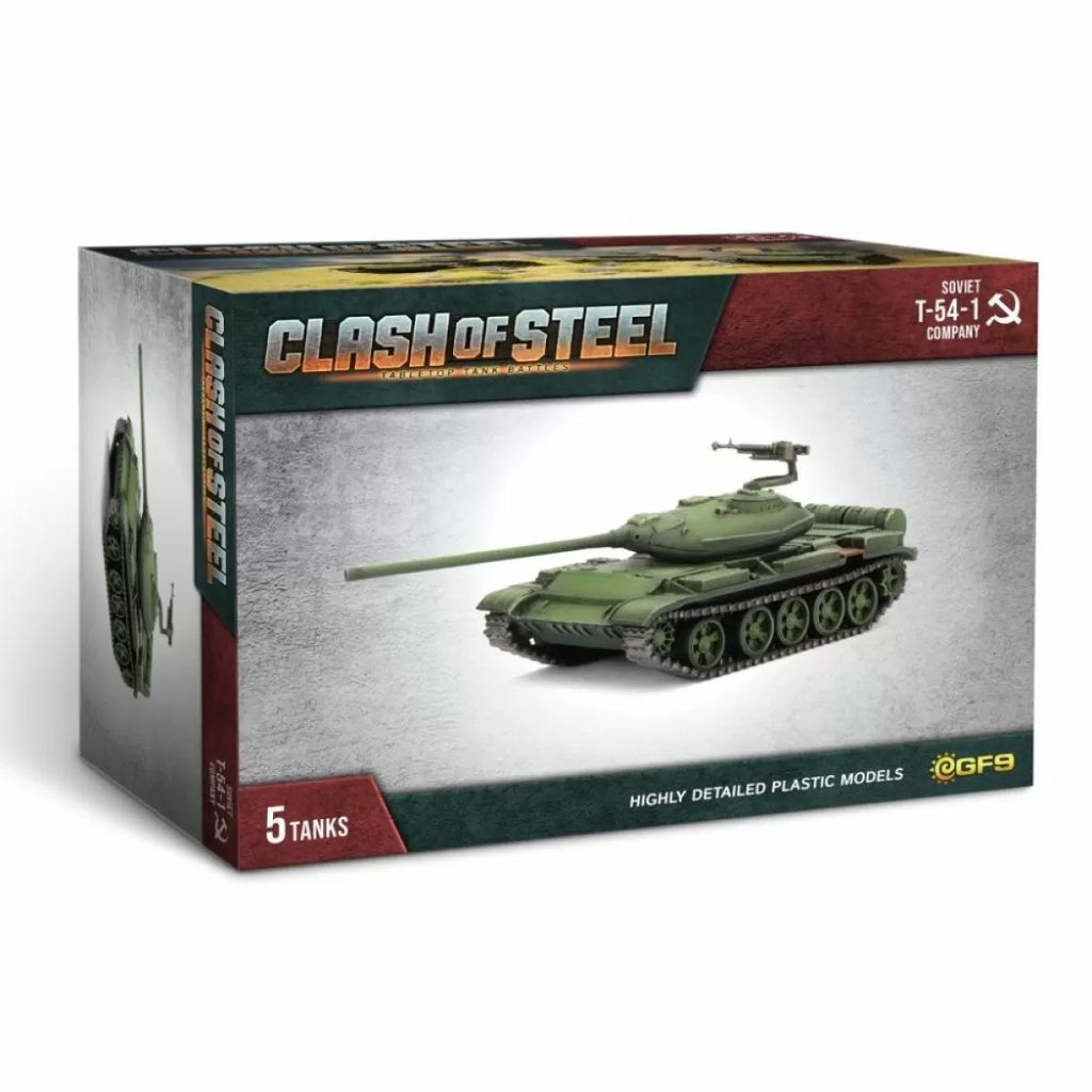 Clash of Steel T-44 / T-54-1 Tank Company (x5 Plastic) Apr-27 Pre-Order - Tistaminis
