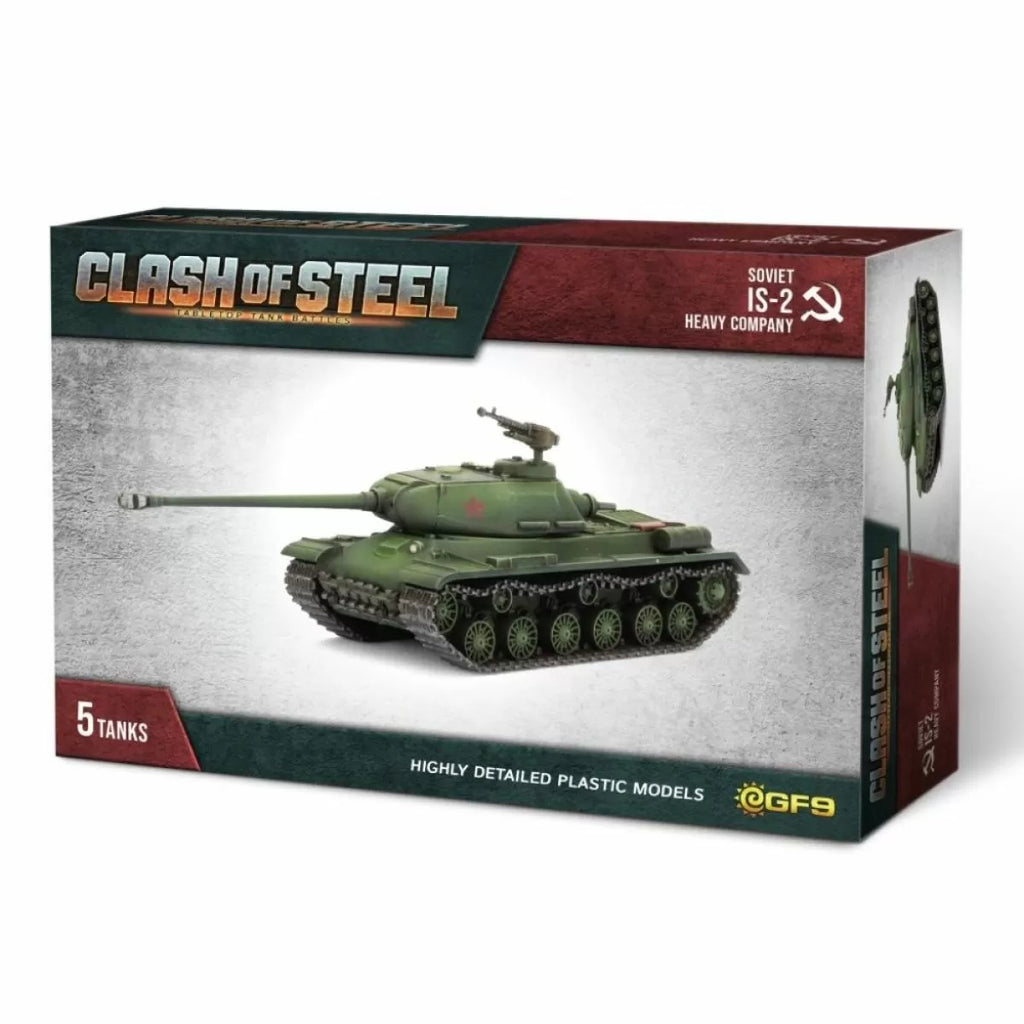 Clash of Steel IS-2 Heavy Tank Company (x5 Plastic) Apr-27 Pre-Order - Tistaminis
