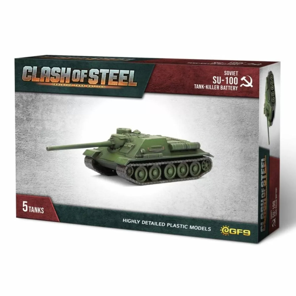 Clash of Steel SU-100 Tank-Killer Company (x5 Plastic) Apr-20 Pre-Order - Tistaminis