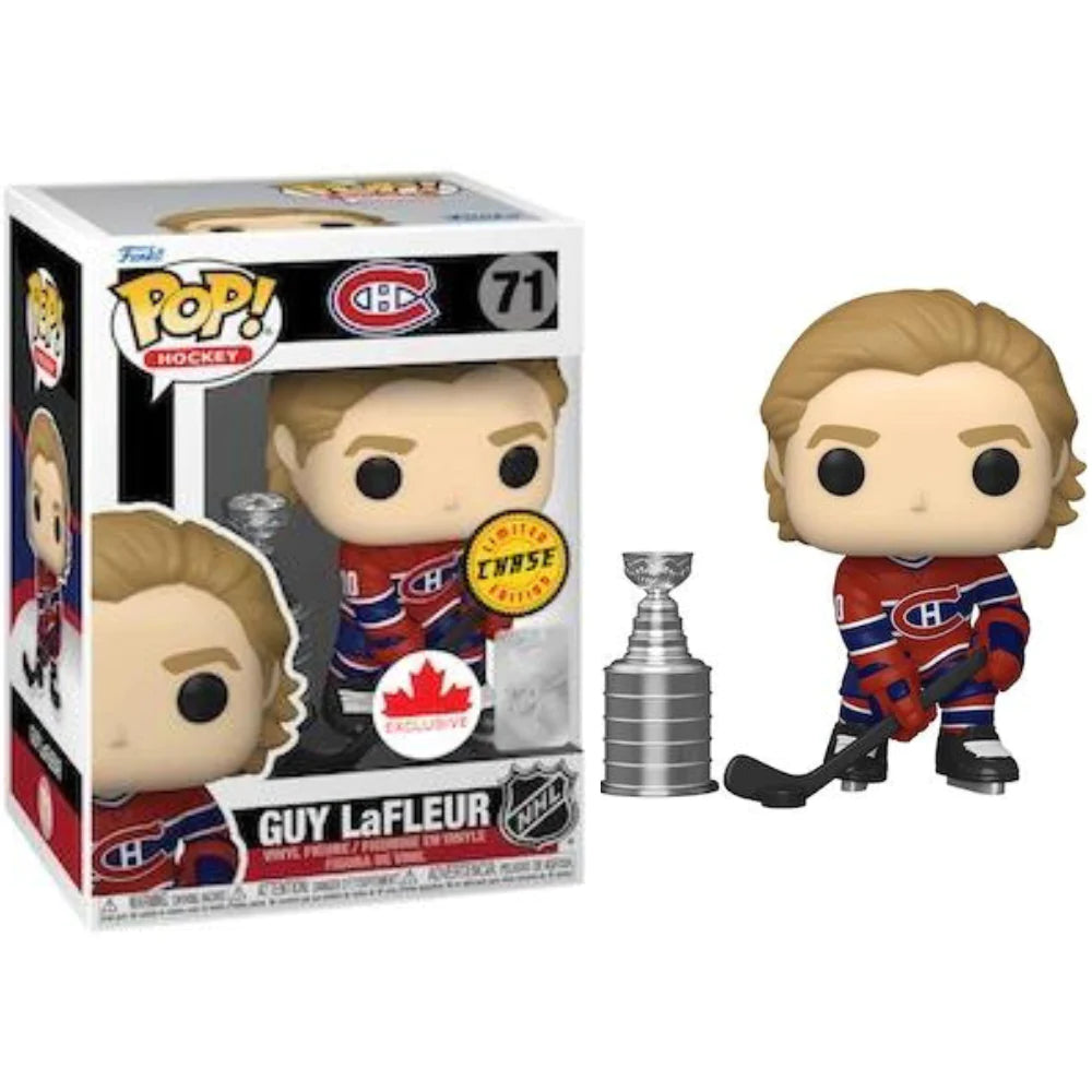 FUNKO POP NHL GUY LAFLEUR (RED UNI) CANADIENS #71 (CHASE) NEW - Tistaminis