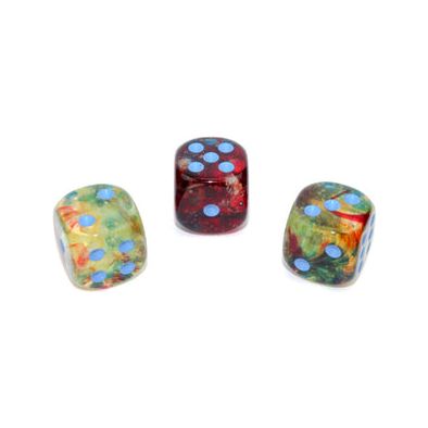 Chessex Nebula: 12D6 Primary/Blue Luminary New - Tistaminis