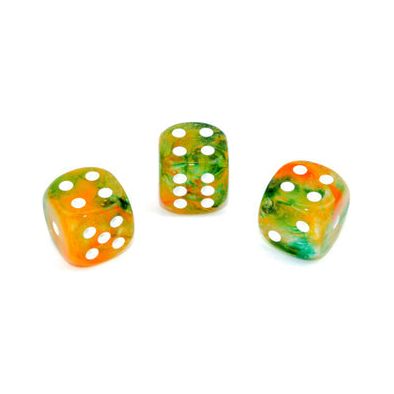 Chessex Nebula: 12D6 Spring/White Luminary New - Tistaminis