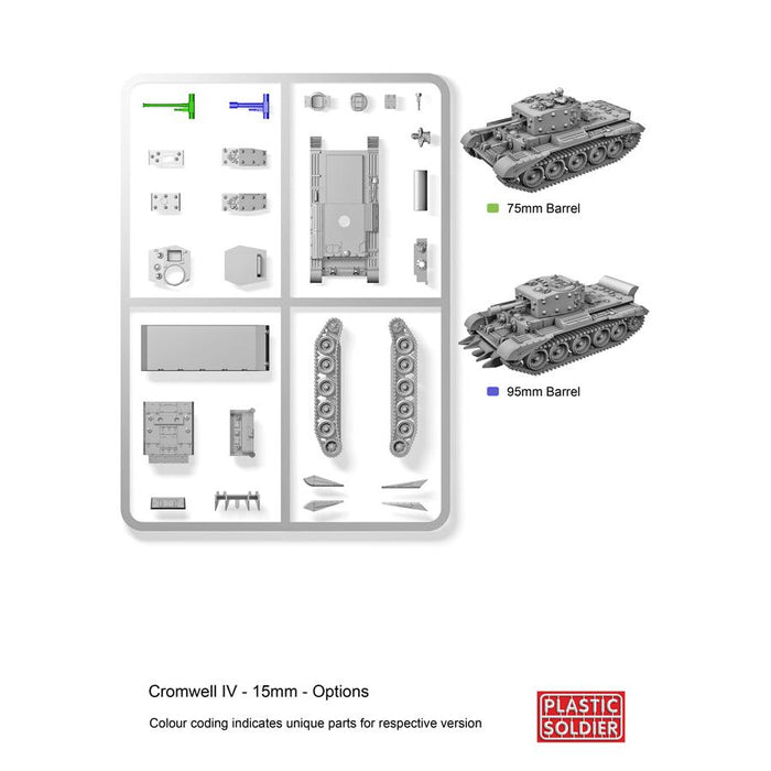 Plastic Soldier WW2V20027 1/72 BRITISH CROMWELL TANK New - Tistaminis