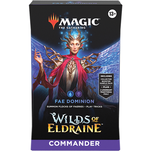 Magic the Gathering WILDS OF ELDRAINE COMMANDER - Fae Dominion Sept 8th Pre-Order - Tistaminis