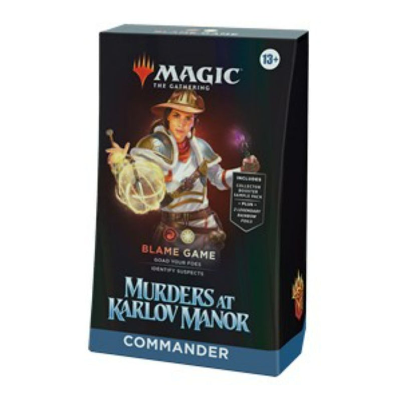 Magic the Gathering MURDERS AT KARLOV MANOR COMMANDER - BLAME GAME Feb-09 Pre-Order - Tistaminis
