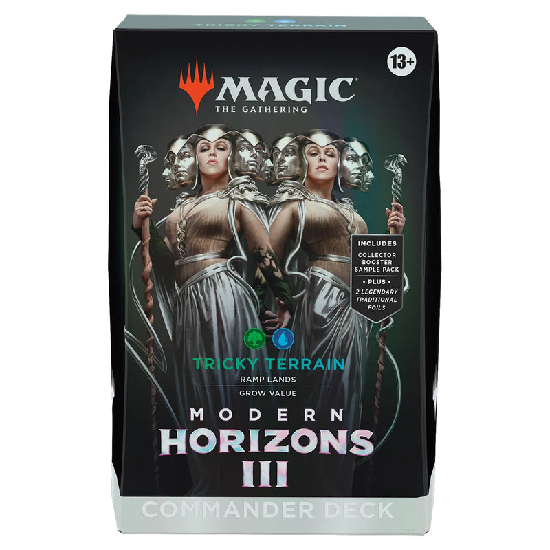 Magic the Gathering MODERN HORIZONS 3 COMMANDER - Tricky Terrain Jun-14 Pre-Order