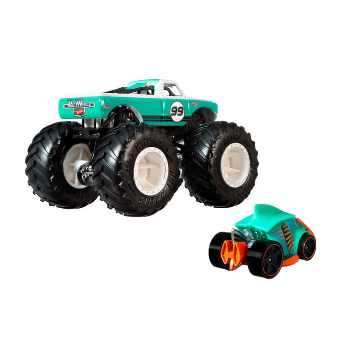 Hot Wheels Monster Trucks PURE MUSCLE 2-Pack Vehicles 1:64 Scale