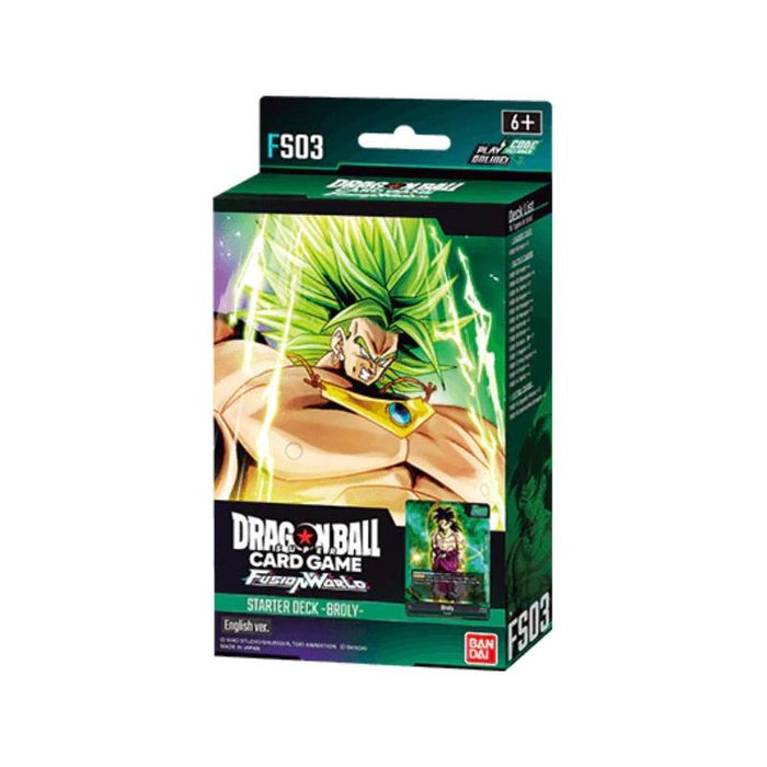 DRAGONBALL FUSION WORLD STARTER DECK 3 - BROLY