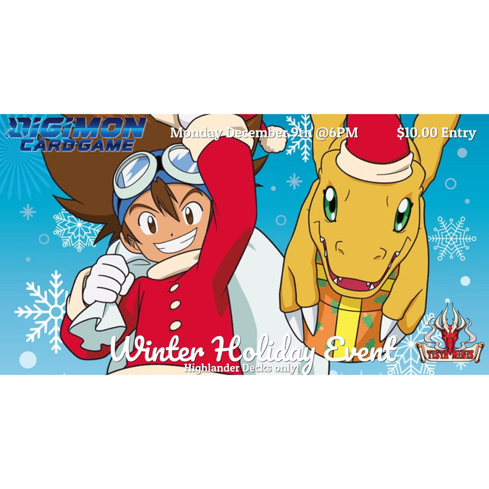 DIGIMON CARD GAME Winter Holiday Event 2024 - December 9