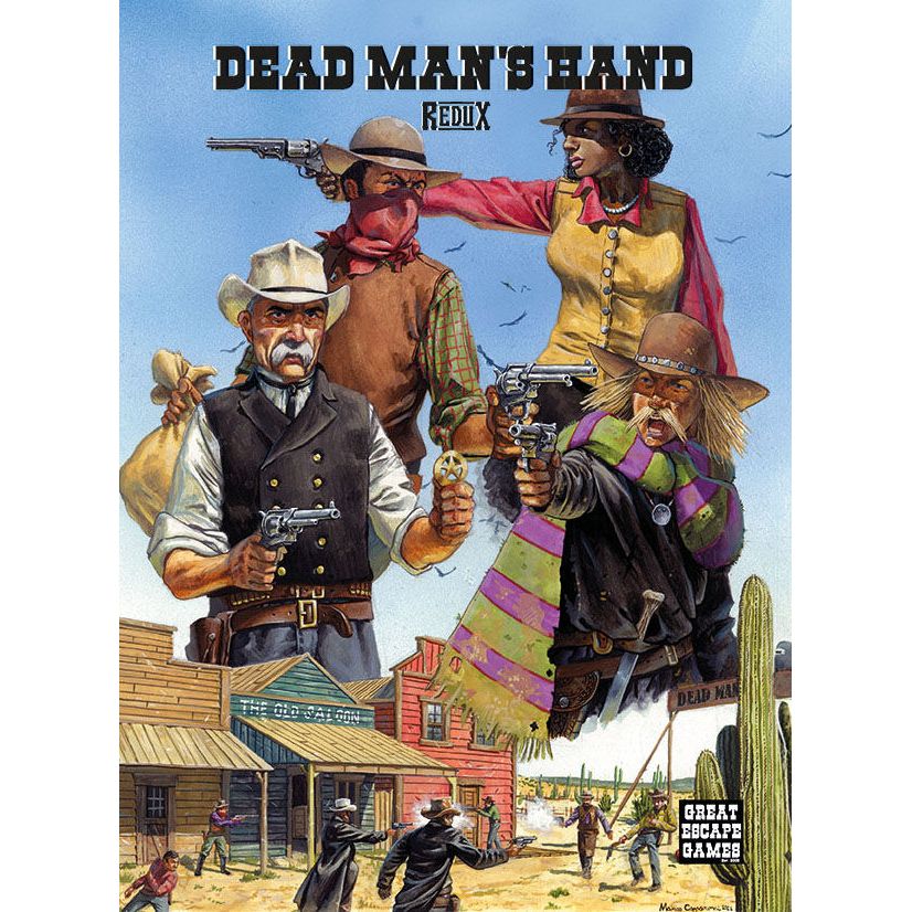 Dead Man's Hand REDUX Rulebook – Card deck and markers - Tistaminis