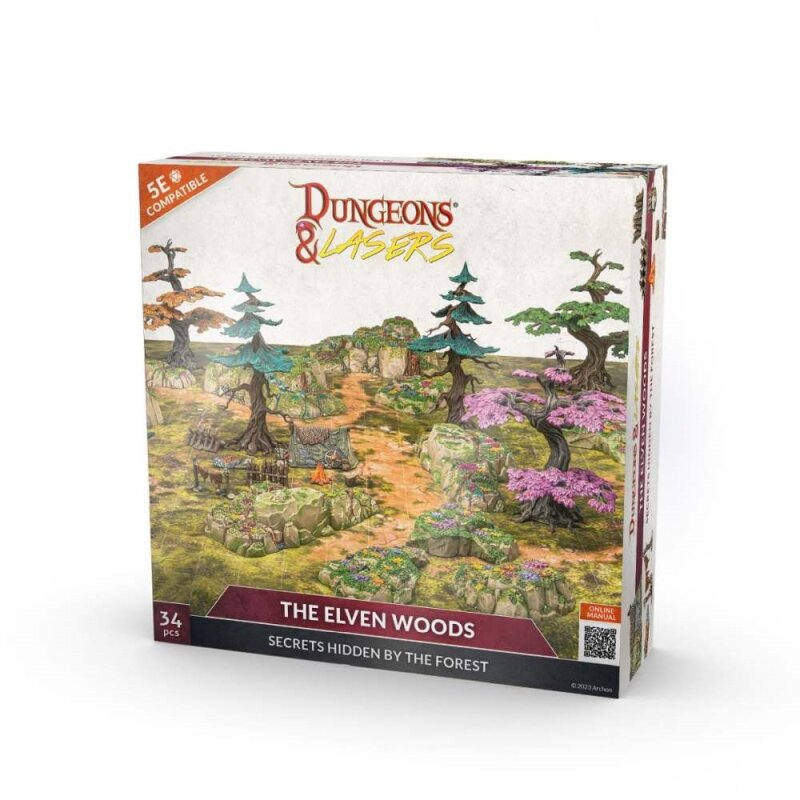 DUNGEONS AND LASERS THE ELVEN WOODS New - Tistaminis