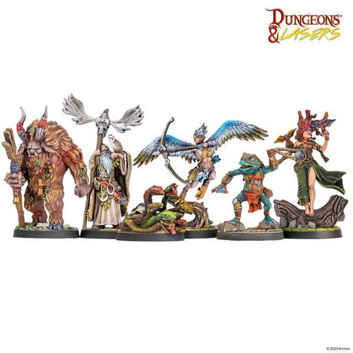 DUNGEONS AND LASERS FANTASY MINIATURES SET New - Tistaminis