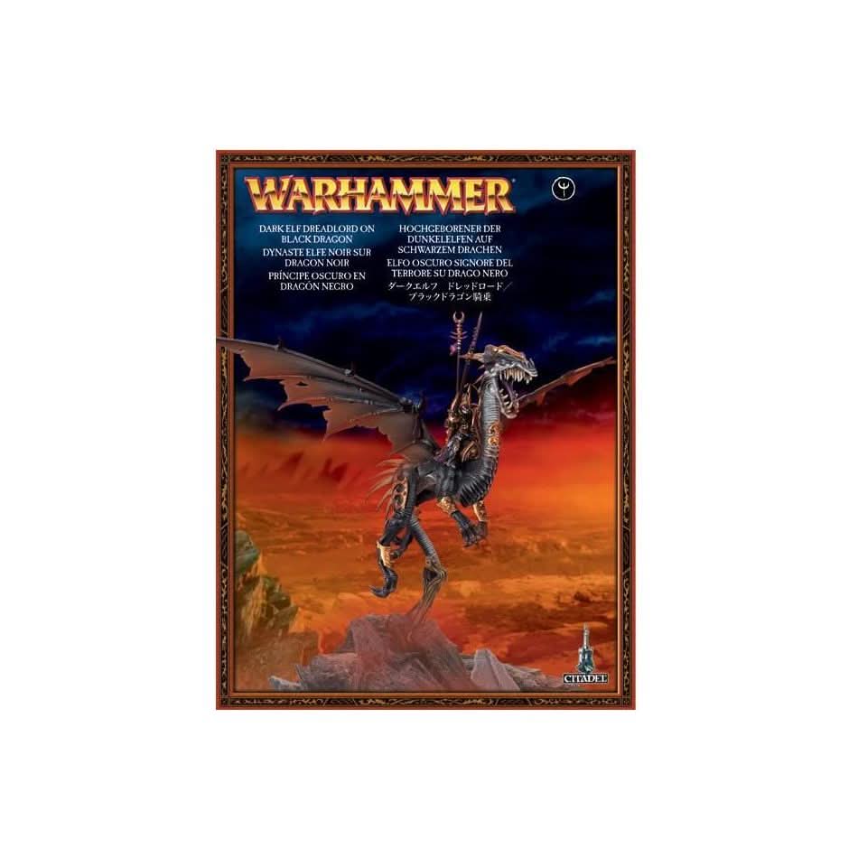 Warhammer Dark Elves Dreadlord on Blackdragon New | Tistaminis