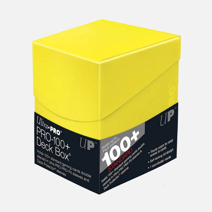 Ultra Pro DECK BOX 100+ ECLIPSE LEMON YELLOW New