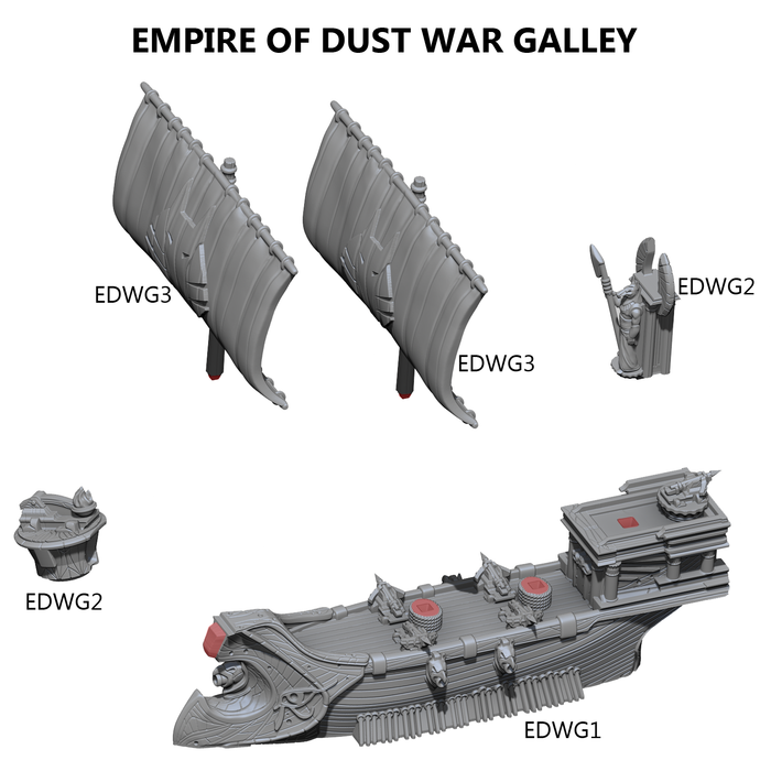 Armada Empires of Dust War Galley New