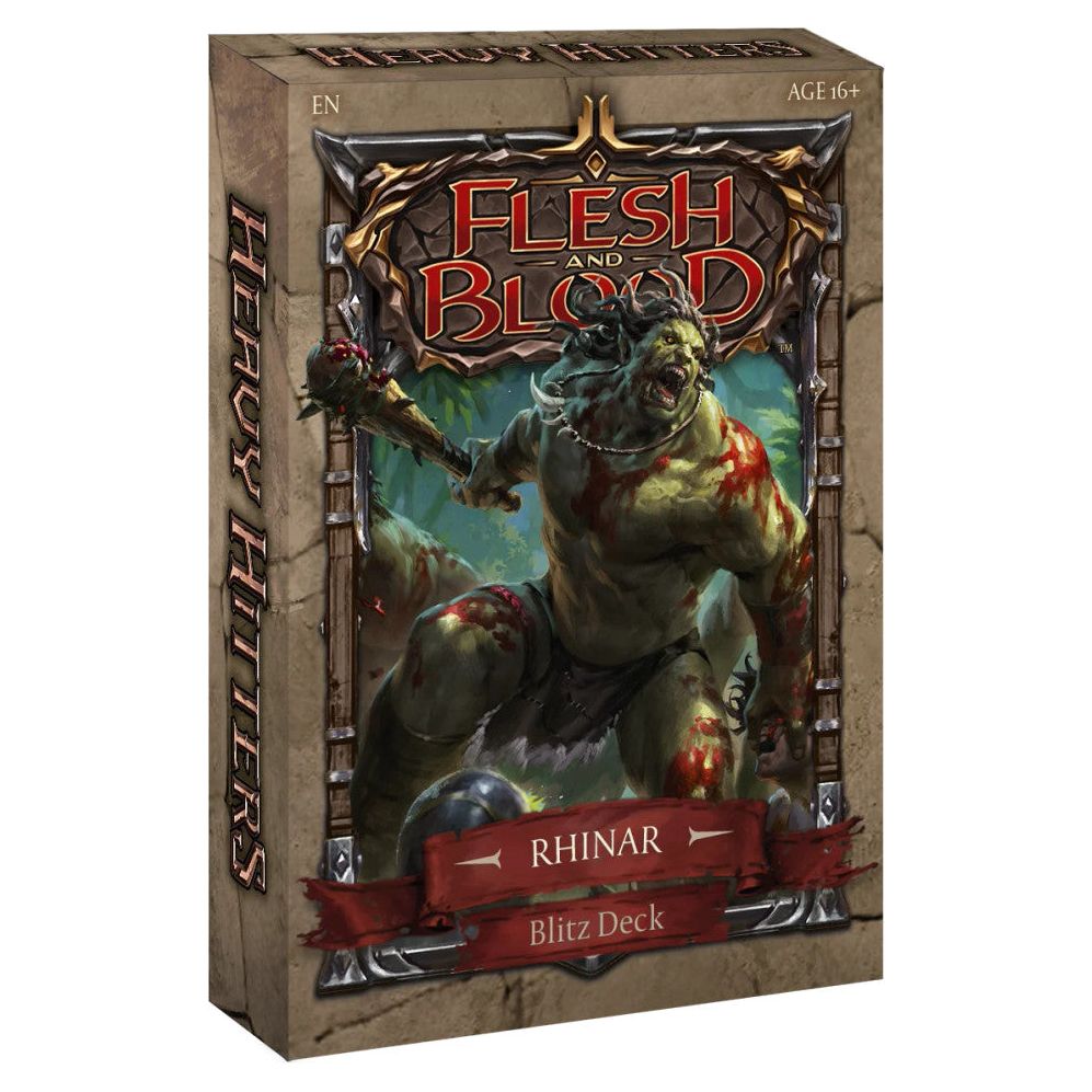 FLESH AND BLOOD HEAVY HITTERS BLITZ DECK - Rhinar New - Tistaminis