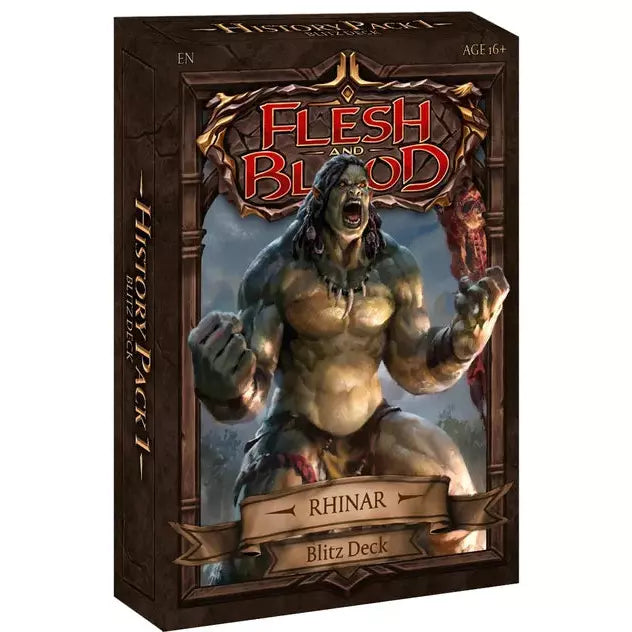 Flesh and Blood History Pack 1 Blitz Deck - Rhinar New - Tistaminis