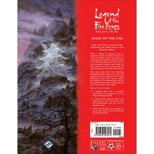 Legend of the Five Rings RPG : Mask of the Oni New - Tistaminis