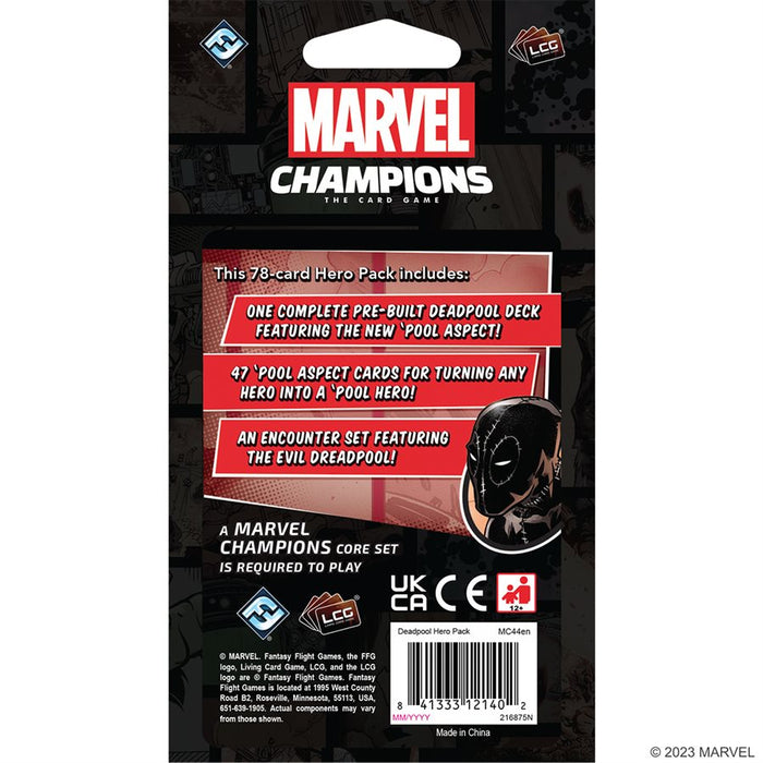 Marvel Champions LCG: Deadpool Hero Pack Nov-17 Pre-Order - Tistaminis