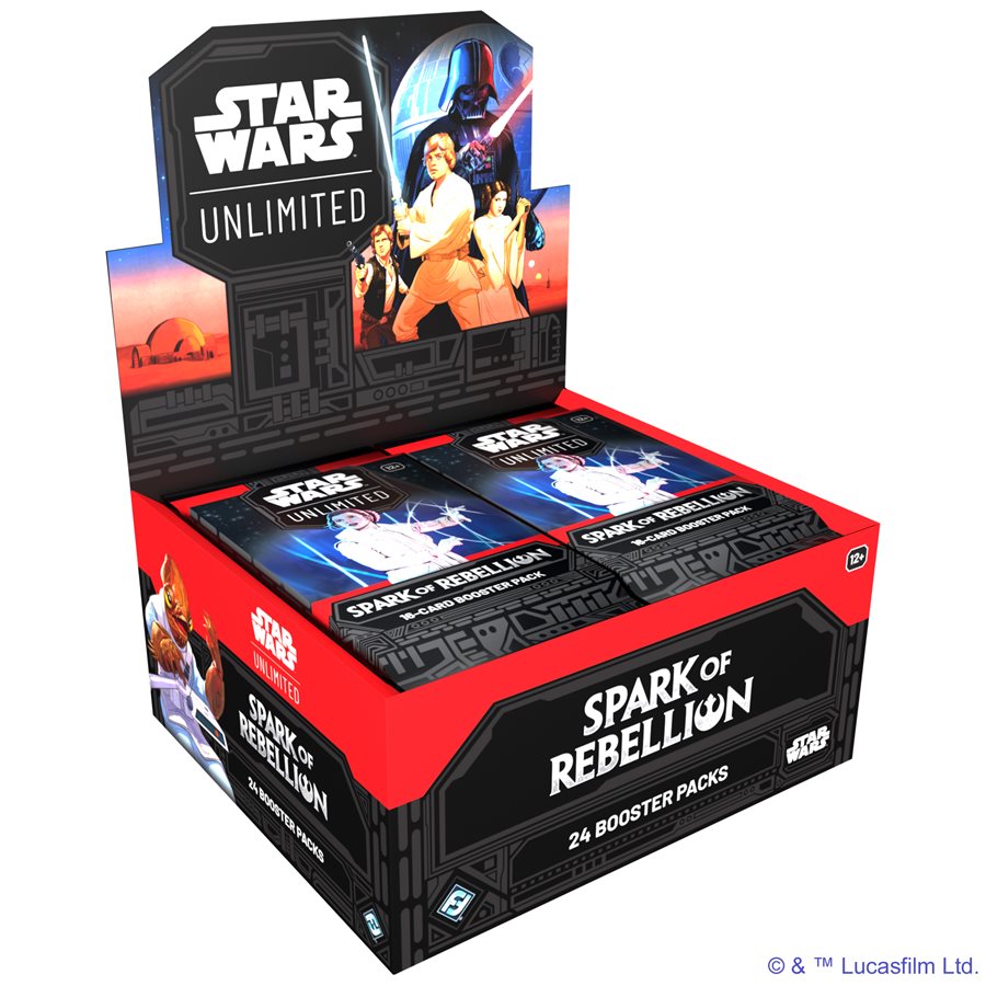 Star Wars: Unlimited: Spark of Rebellion Draft Booster Box Mar-08 Pre-Order - Tistaminis