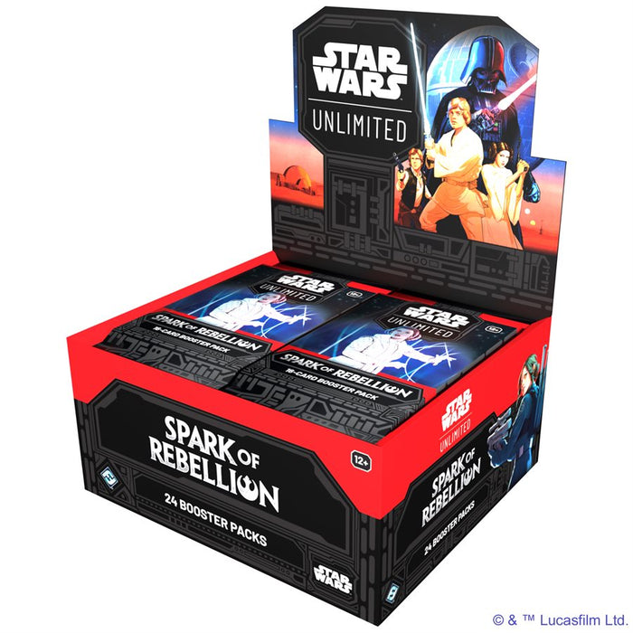 Star Wars: Unlimited: Spark of Rebellion Draft Booster Box Mar-08 Pre-Order - Tistaminis