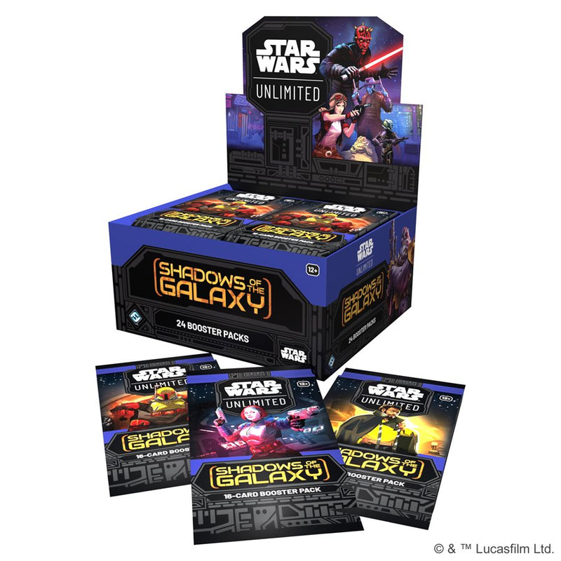 Star Wars: Unlimited: Shadows Of The Galaxy Booster Pack (x1) Jul-12 Pre-Order - Tistaminis